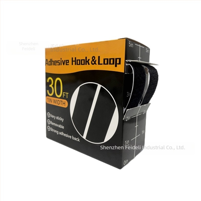 Fabrica Feidley în stoc transfrontalier Amazon aceeași cutie autoadeziv Velcro autoadeziv cu cârlig inelar