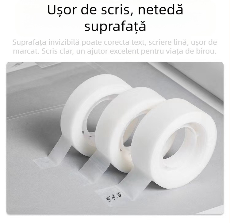 Mașină de tăiat bandă acrilică transparentă, bandă mică, set cadou pentru birou, cu ridicata