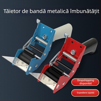 Îngroșat Metal 50mm portabil cutie sigilator portabil mic bandă tăietor transparent bandă presă de balotat scaun portabil
