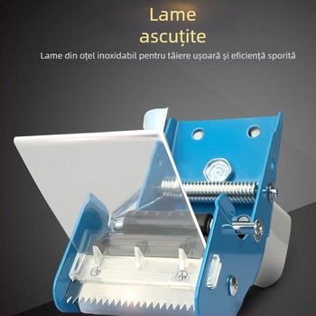 Îngroșat Metal 50mm portabil cutie sigilator portabil mic bandă tăietor transparent bandă presă de balotat scaun portabil
