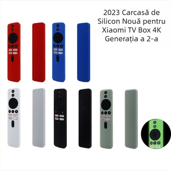 Husă din silicon pentru telecomandă XiaoMi XiaoMi TV Box 4K a 2-a generație din 2023