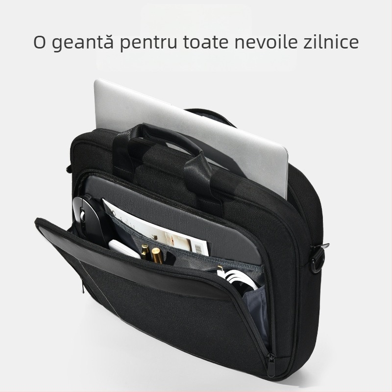 Geantă de laptop portabilă transfrontalieră cu curea de umăr, capacitate mare, depozitare la nivel înalt, producători de geantă convenabilă pentru notebook-uri