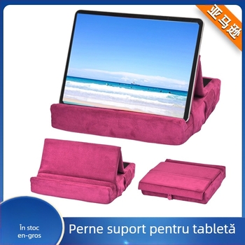 Pernă de citit pentru tabletă în stoc, pernă pentru notebook, suport triunghiular, suport pentru telefon mobil en-gros