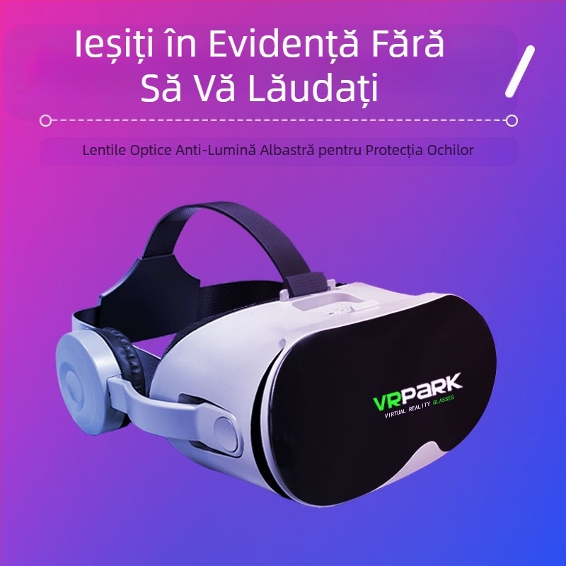 Vrpark, ochelari virtuali VR, all-in-one, montați pe cap, pentru jocuri transfrontaliere, HD, a doua generație