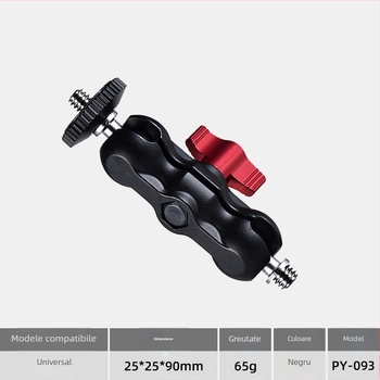 Accesorii pentru brațul magic pentru aparat foto DSLR, clip de mazăre din aliaj de aluminiu, braț magic universal