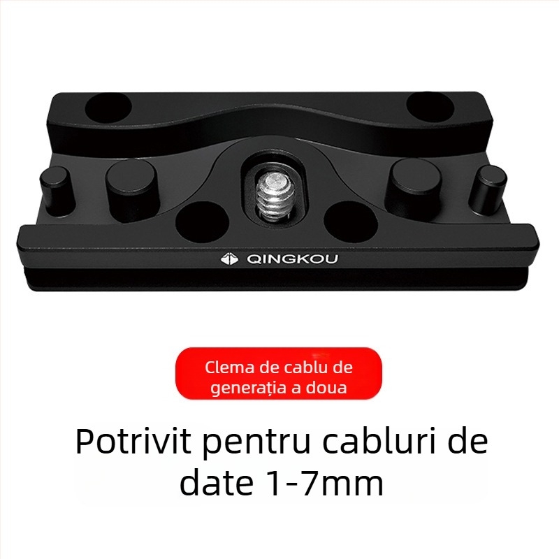 Suport pentru cablu de date pentru cameră, clemă pentru cablu de fotografiere online pentru cameră SLR, blocare rapidă cu placă de depozitare, alias placă de depozitare rapidă