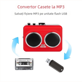 Casetofon Walkman, casetofon, transcriere MP3, redare disc U