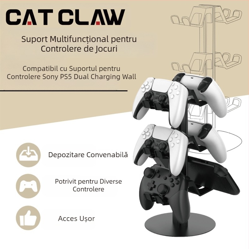 Accesorii pentru jocuri PS5 SWITCH2 XBOX Mâner pentru căști Suport pentru mâner de joc Suport de depozitare multifuncțional