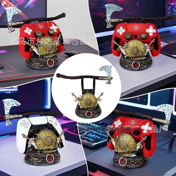 Produs nou transfrontalier seria Ps, suport pentru mâner, statuie din rășină, ornamente decorative, imagine cu venin, model de topor Leviathan