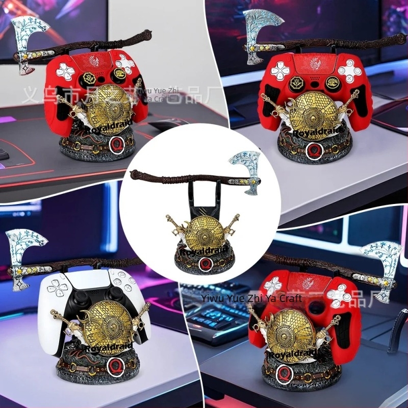 Produs nou transfrontalier seria Ps, suport pentru mâner, statuie din rășină, ornamente decorative, imagine cu venin, model de topor Leviathan