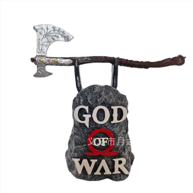 Produs nou transfrontalier seria Ps, suport pentru mâner, statuie din rășină, ornamente decorative, imagine cu venin, model de topor Leviathan