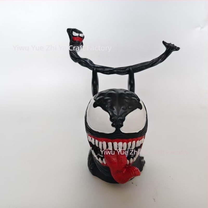 Produs nou transfrontalier seria Ps, suport pentru mâner, statuie din rășină, ornamente decorative, imagine cu venin, model de topor Leviathan