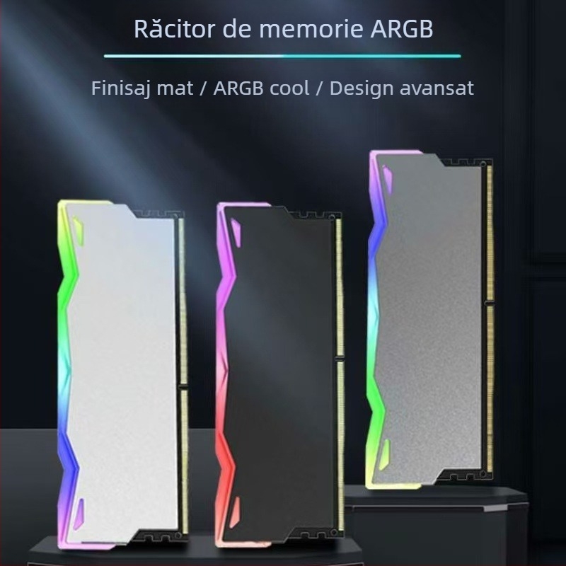 Vestă de răcire cu memorie ARGB ECC/DDR3/R4/R5, carcasă de răcire universală, radiator