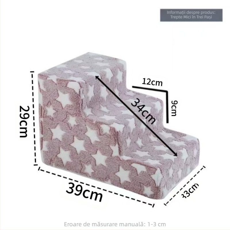 Pat supraetajat pentru animale de companie, scări mici, detașabile și lavabile, noptieră de uz casnic, trepte, cățeluș, Teddy, câine, pisică, scară de cățărat, en-gros