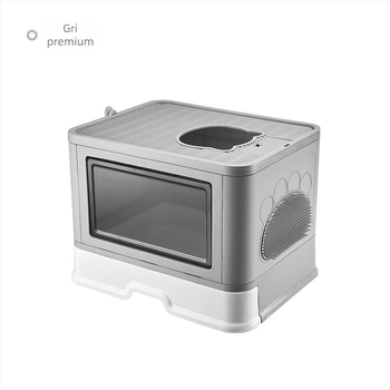 Aspet Zhejiang, provizii pentru pisici, litieră tip toaletă pentru pisici, complet închisă, pliabilă, tip sertar, bazin pentru excremente de pisică