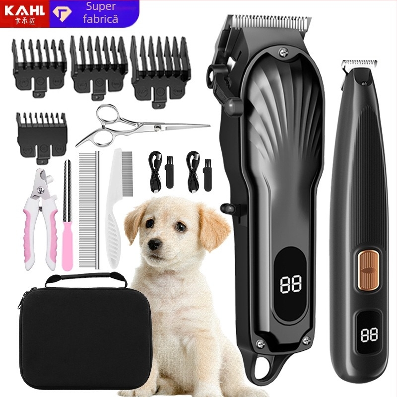 Taiwan drăguț câine ras Pet electric Clipper profesional păr retenție lamă Pet Shop profesional păr Clipper Set Teddy