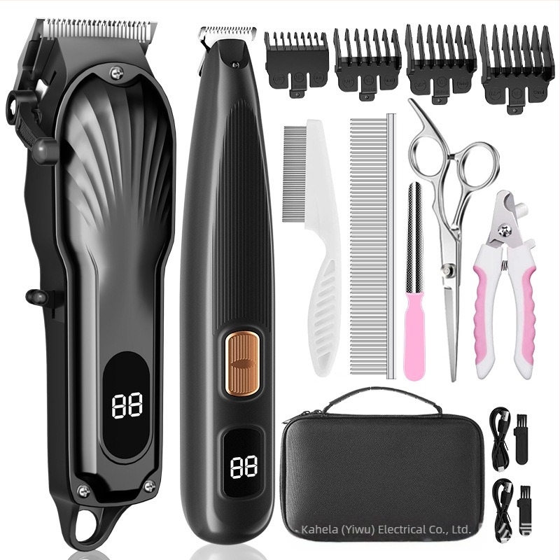 Taiwan drăguț câine ras Pet electric Clipper profesional păr retenție lamă Pet Shop profesional păr Clipper Set Teddy