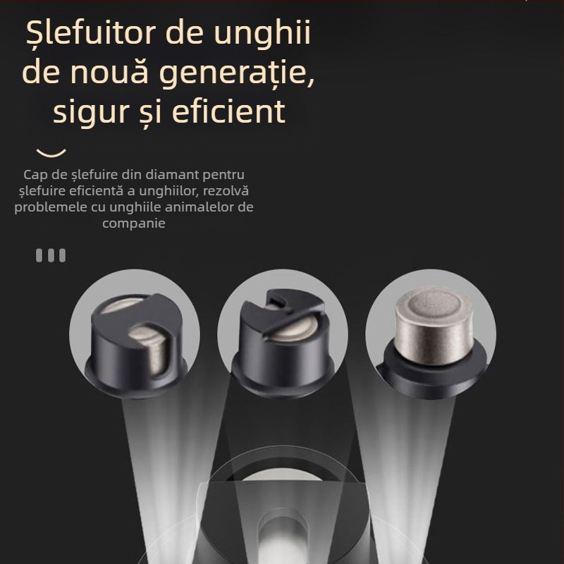 Polizor electric de unghii pentru animale de companie, popular transfrontalier, foarfece de manichiură convenabile, foarfece de unghii pentru pisici și câini, clește de unghii pentru animale