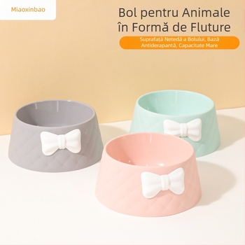 Fabrica nouă Macaron adâncit etanș pisică pentru animale de companie Yan Value Bowl INS stil arc diamant model Road pisică bol