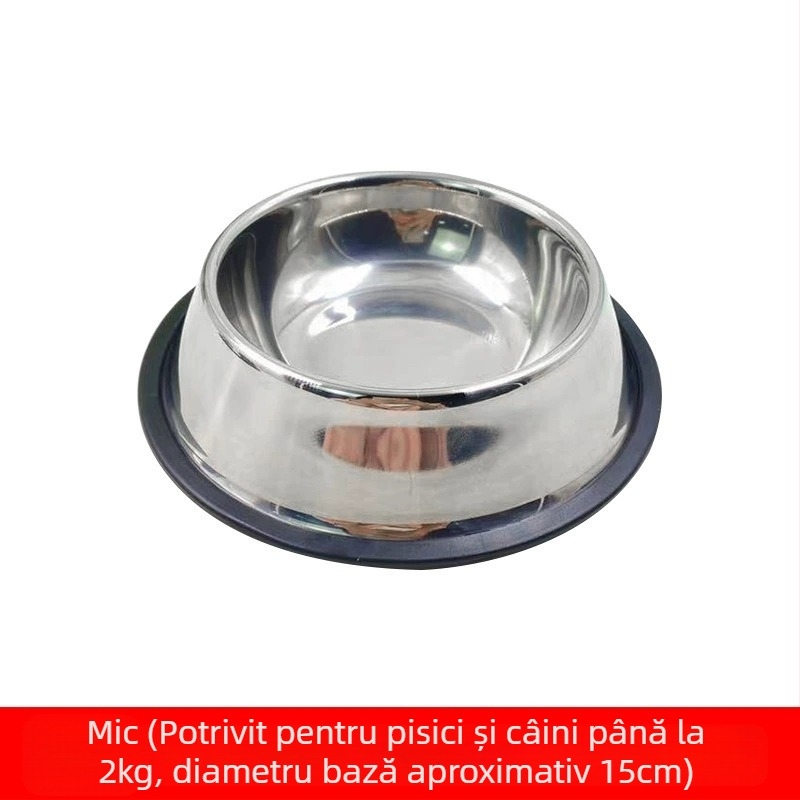 Bol pentru câini din oțel inoxidabil, bol pentru câini, bol anti-șoc, bol pentru câini, hrănitor pentru câini mari, bol pentru câini, supradimensionat
