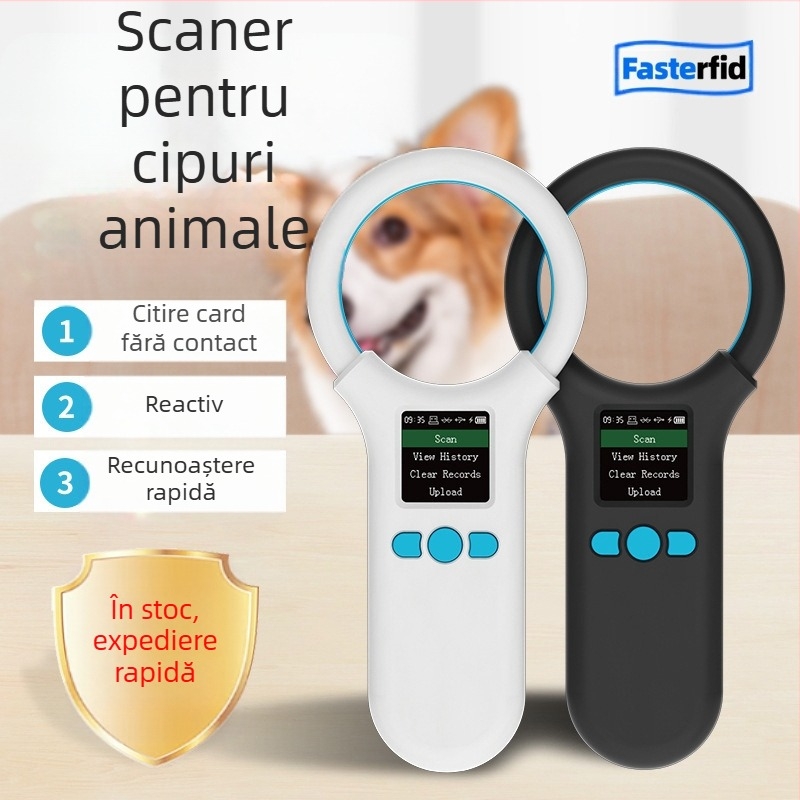 Cititor de cipuri pentru animale de companie W91A, cititor de carduri pentru etichete de animale, cititor de etichete cu tub de sticlă, cititor de carduri de joasă frecvență