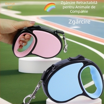 Coardă de tracțiune retractabilă pentru câini mici și mijlocii, frânghie de mers, retractabilă automată, reglabilă, produse pentru animale de companie, frânghie de tracțiune pentru câini