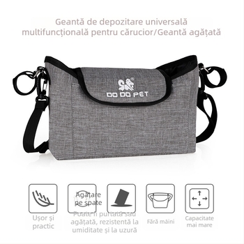 Cărucior universal pentru animale de companie și bebeluși, geantă de depozitare agățată, cârlig pentru cărucior, depozitare multifuncțională, cadou de afaceri