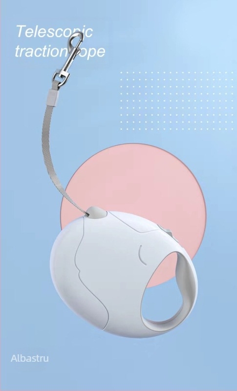 Frânghie de tracțiune retractabilă automată în formă de ou pentru câini, artefact retractabil pentru plimbări cu câini, frânghie pentru câini, hands-free