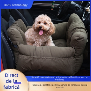 Cuibă de mașină pentru animale de companie, detașabilă și lavabilă, portabilă, pentru câini, cușcă pentru animale de companie în aer liber, sac pentru animale de companie, pad pentru mașină sau mașină