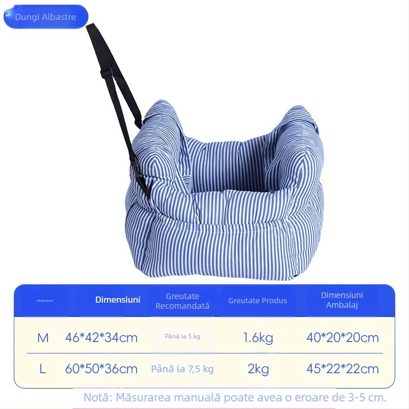 Cuibă de mașină pentru animale de companie, detașabilă și lavabilă, portabilă, pentru câini, cușcă pentru animale de companie în aer liber, sac pentru animale de companie, pad pentru mașină sau mașină