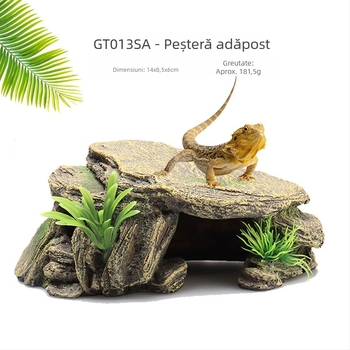 Reptile animale de companie ascunzătoare șarpe Gecko șopârlă păianjen peșteră simulată stâncă amenajare peisagistică reptile năpârlire cutie de reproducere copac gaură terasă la soare