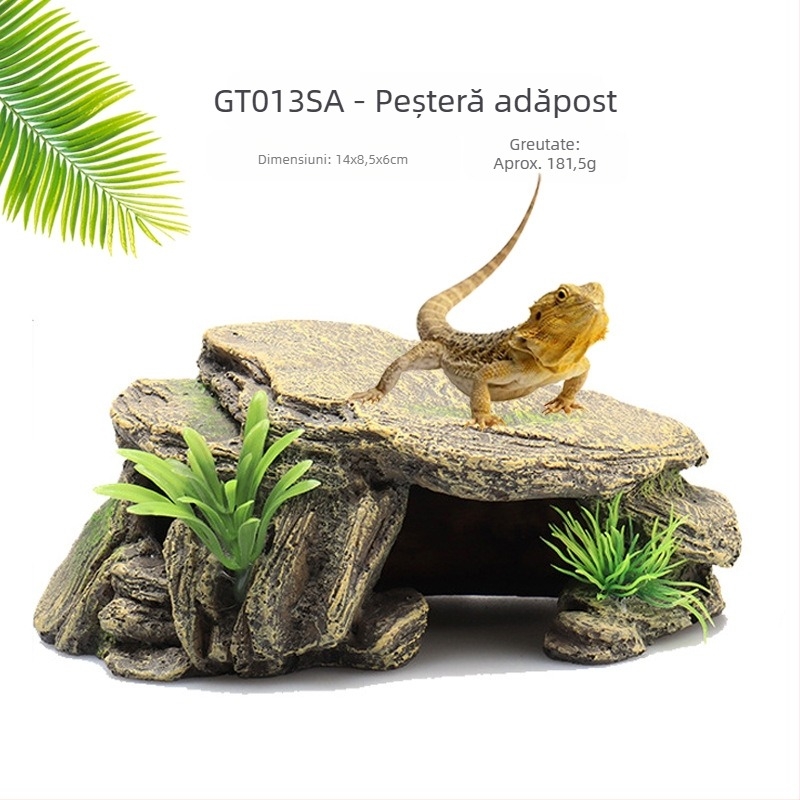 Reptile animale de companie ascunzătoare șarpe Gecko șopârlă păianjen peșteră simulată stâncă amenajare peisagistică reptile năpârlire cutie de reproducere copac gaură terasă la soare