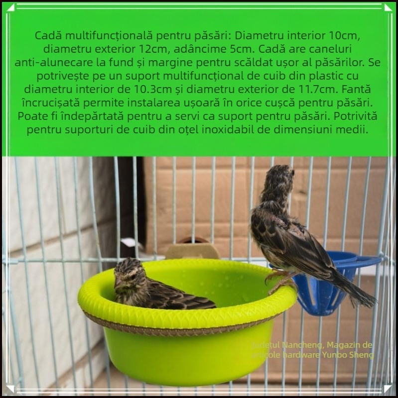 Baie pentru păsări, lavoar, cadă de baie, jad, pasăre, hibiscus, pasăre, auriu, verde, gri, Yan, mare, auriu, material de cânepă, bujor, perusiță