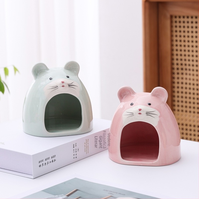 Cuib de hamster ceramic, cuib de hamster, cuib de vară ieftin, răcoritor, cuib de dormit, răcoritor cu gheață, ursul auriu, consumabile ursul auriu