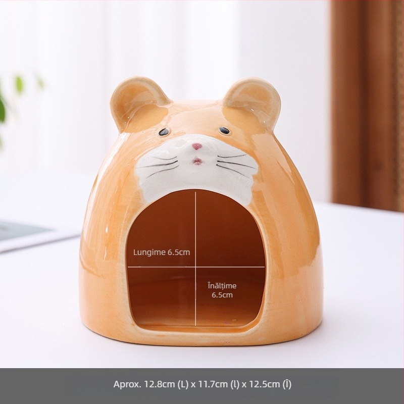 Cuib de hamster ceramic, cuib de hamster, cuib de vară ieftin, răcoritor, cuib de dormit, răcoritor cu gheață, ursul auriu, consumabile ursul auriu