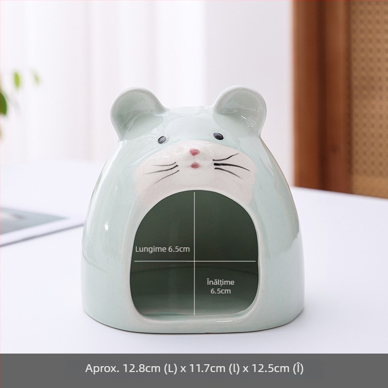 Cuib de hamster ceramic, cuib de hamster, cuib de vară ieftin, răcoritor, cuib de dormit, răcoritor cu gheață, ursul auriu, consumabile ursul auriu
