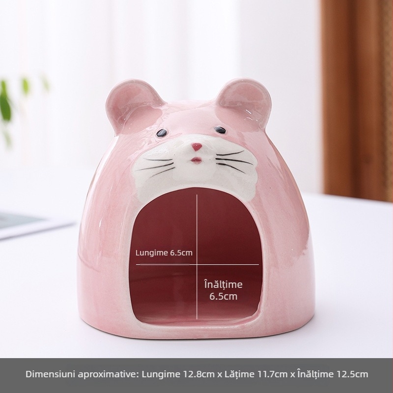 Cuib de hamster ceramic, cuib de hamster, cuib de vară ieftin, răcoritor, cuib de dormit, răcoritor cu gheață, ursul auriu, consumabile ursul auriu