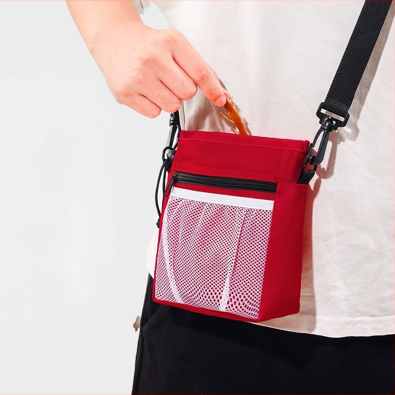 Geantă de talie pentru dresaj de câini transfrontalieră nouă, geantă de gustare pentru câini, geantă multifuncțională pentru plimbări cu câini, geantă pentru hrănirea animalelor de companie