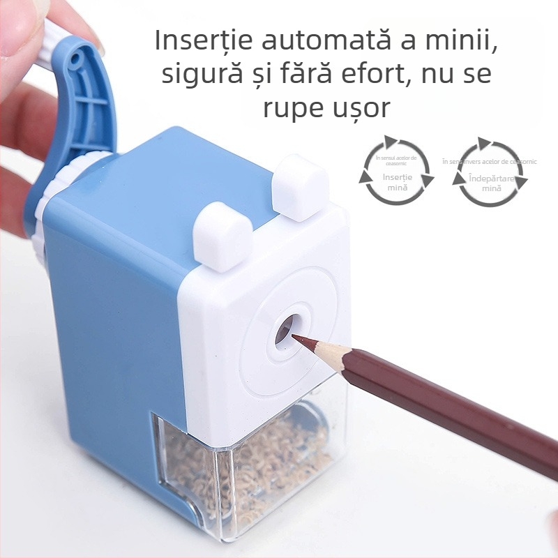 Ascuțitoare de creioane, Ascuțitoare de creioane, Ascuțitoare automată de creioane, Ascuțitoare de creioane portabilă simplă, Ascuțitoare de creioane pentru studenți, Vânzare cu ridicata la fața locului