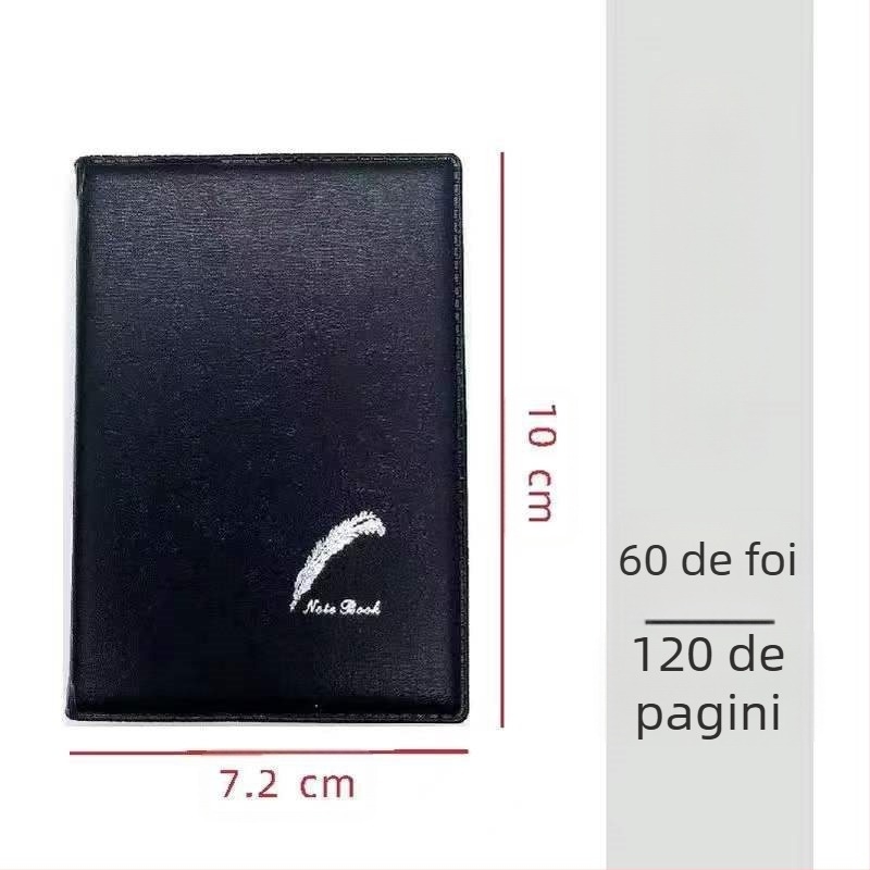 10 blocnotes mici, mini caiet de buzunar, caiet portabil, blocnotes portabil, agendă telefonică A7