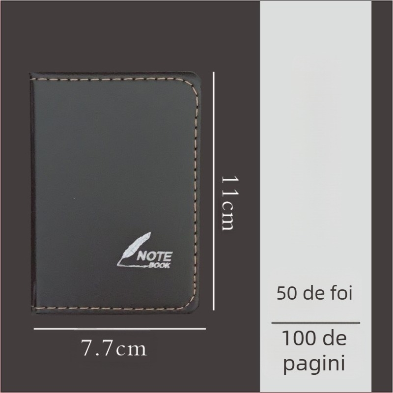 10 blocnotes mici, mini caiet de buzunar, caiet portabil, blocnotes portabil, agendă telefonică A7