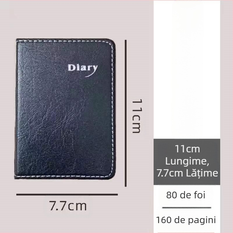 10 blocnotes mici, mini caiet de buzunar, caiet portabil, blocnotes portabil, agendă telefonică A7