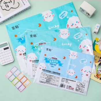 Copertă de carte autoadezivă adecvată, îmbrăcăminte autoadezivă pentru cărți, en-gros, elevi de școală primară și secundară, set complet universal de copertă de carte transparentă impermeabilă, husă de protecție