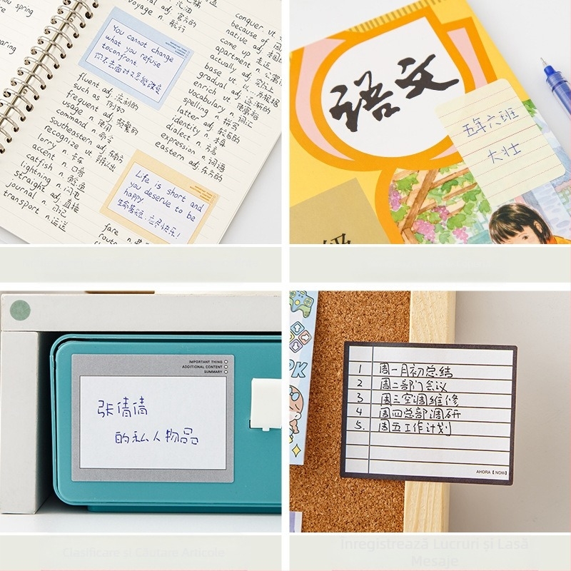 Notițe Post-it detașabile, cu aderență puternică, pentru elevii care au greșit subiectul Notițe Post-it cu autocolante pentru corectarea valorii de culoare ridicate