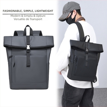 Rucsac roll-up casual Amazon Europe transfrontalier pentru călătorii pe distanțe scurte, rucsac de călătorie roll-up de mare capacitate, pentru călătorii