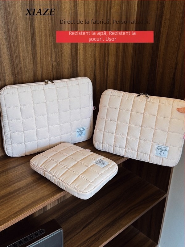 Geantă coreeană transfrontalieră pentru tabletă, geantă interioară nouă, brodată, pentru iPad 11/13/15 inch, geantă cosmetică pentru notebook, pentru femei