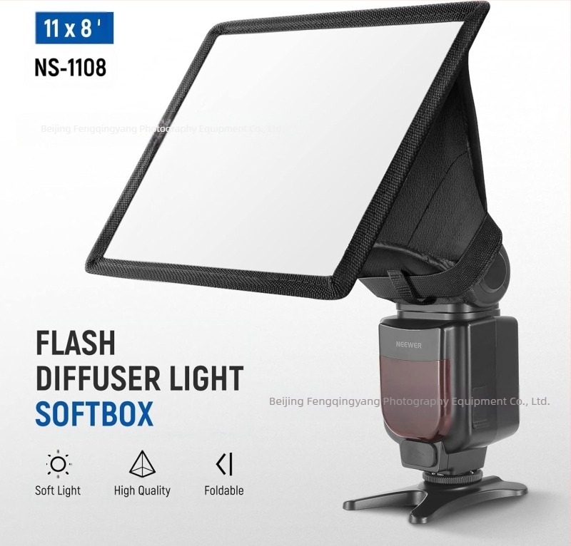 Capac mic cu lumină moale pentru bliț superior, mai nou, pentru cameră SLR, micro, cupolă externă unică, 15 x 12,5 cm