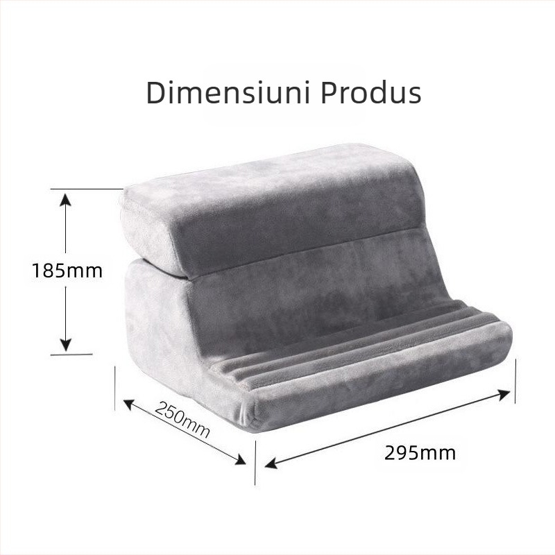 Pernă 2 în 1 cu 90% reducere, suport pentru telefon, pernă multi-unghi, pernă pentru citit, pernă populară pentru iPad și tabletă, Stacked CrossBorder