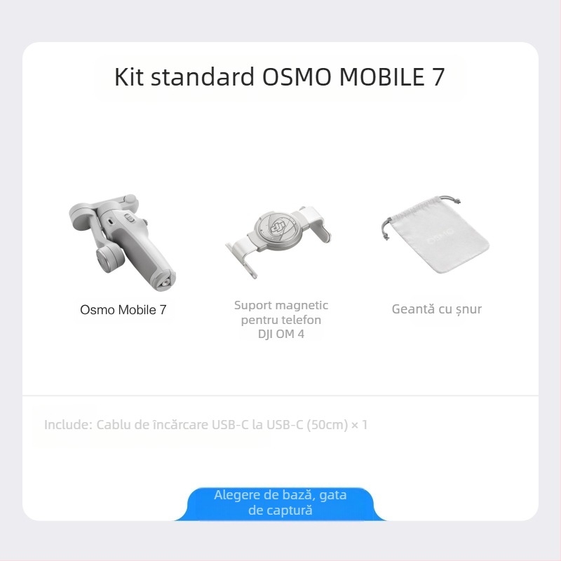 DJI Dajiang Osmo Mobile 7/7P Stabilizator Yuntai portabil Dajiang OM7 Fotografic Live Anti-vituire