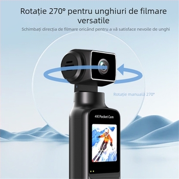 Cameră sport populară K1 de buzunar 4K HD, cameră sport portabilă pentru ciclism, rotație la 270°, vlog